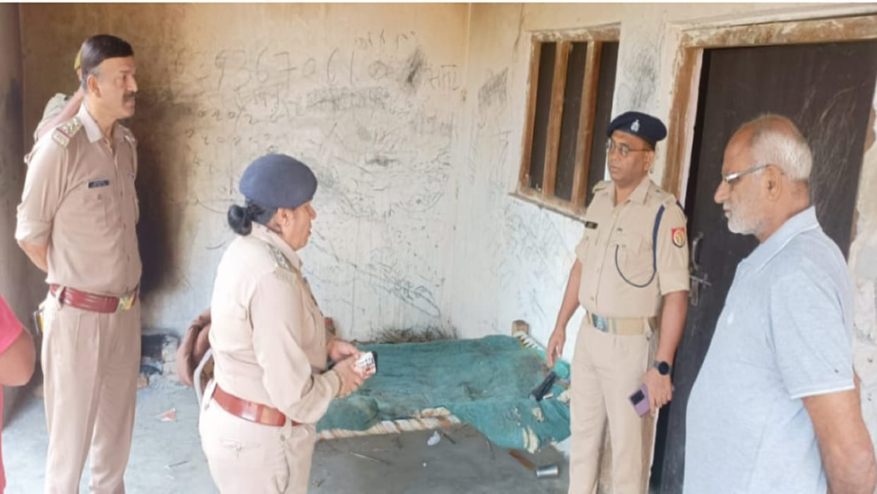 The son has killed his mother by beating with stick in Bijnor see photos