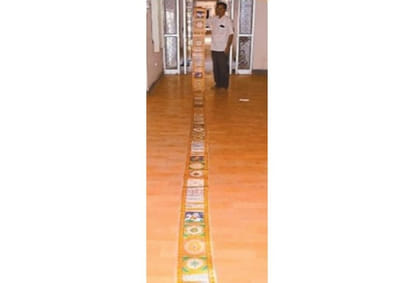 Yash Kanwari 314 feet long horoscope jodhpur oriental research institute