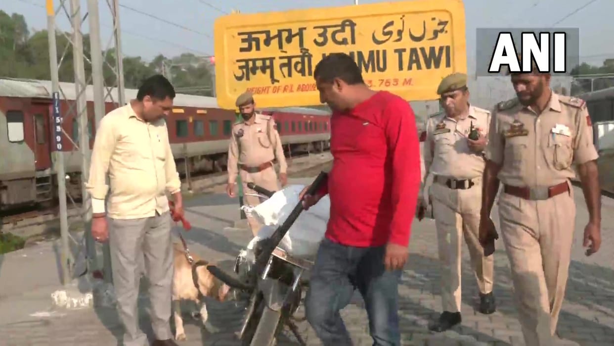 Search operation launched at Jammu railway station by railway police and security forces