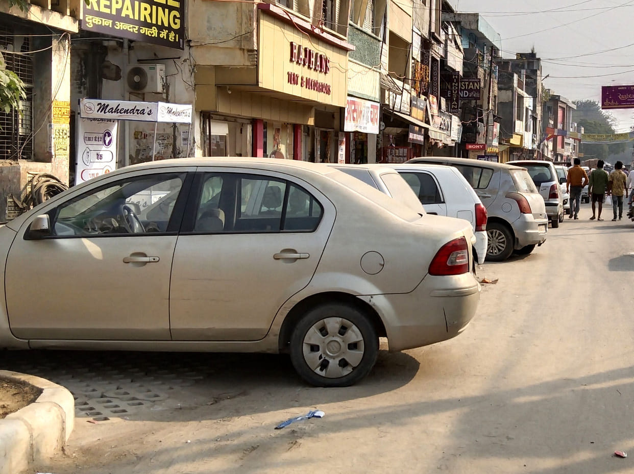 Vehicles increasing every year, no parking space