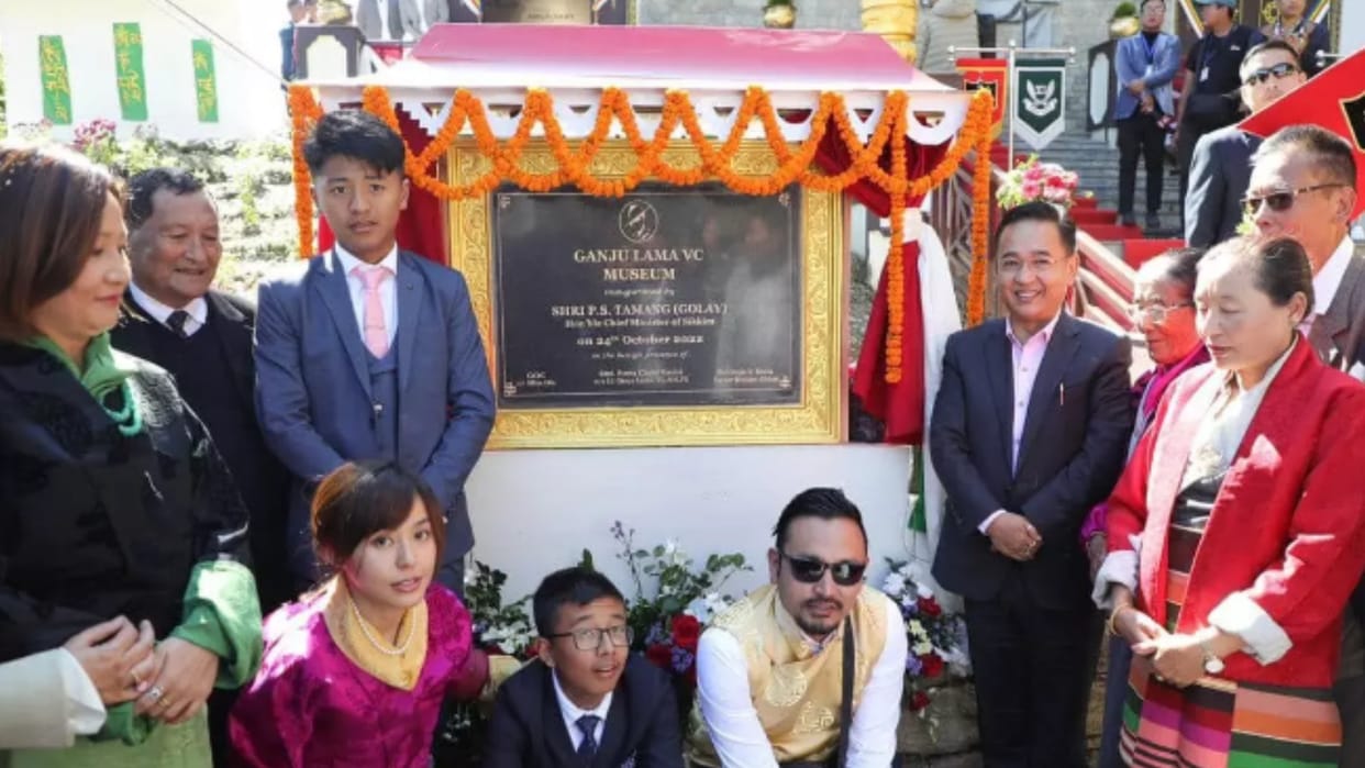 museum dedicated to war hero Ganju Lama established by his family ancestral Sangmoo village in Sikkim