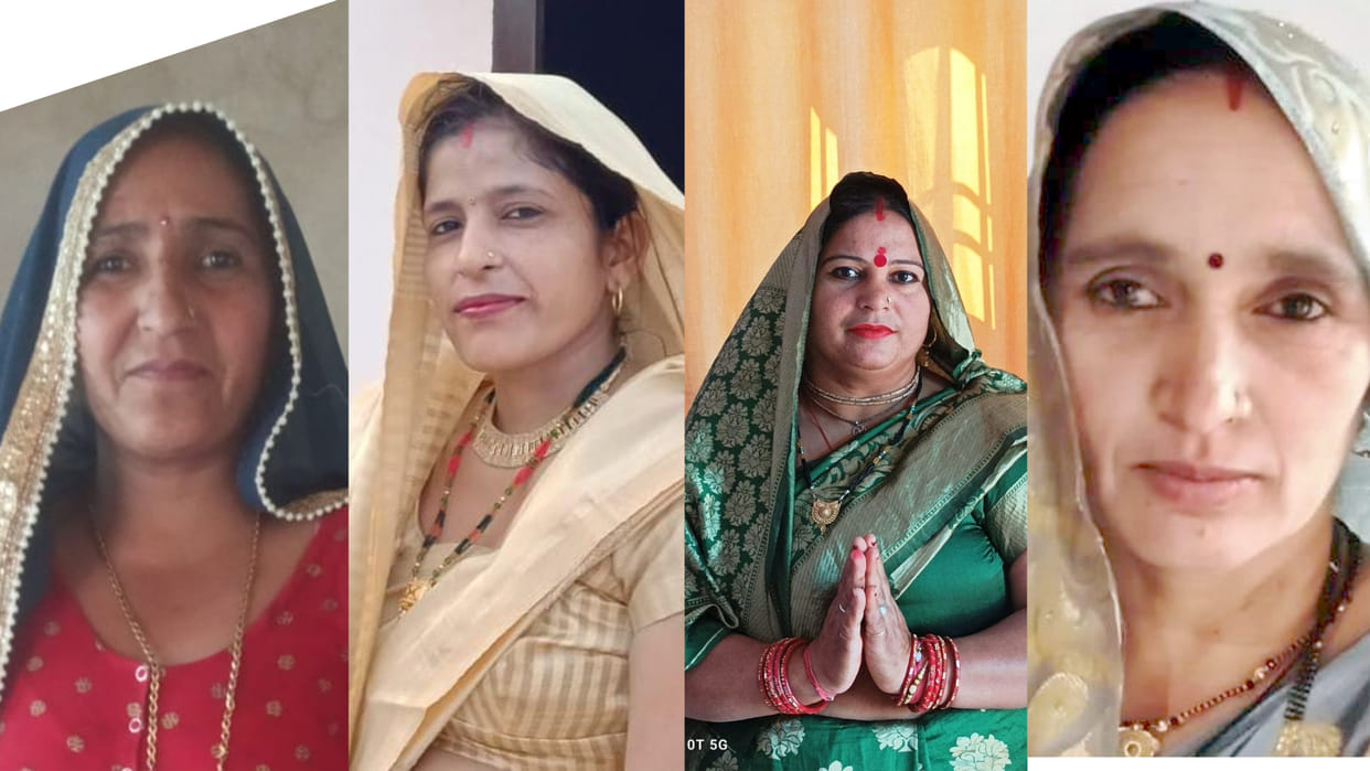 Four women unanimously got sarpanchi in Mahendragarh district