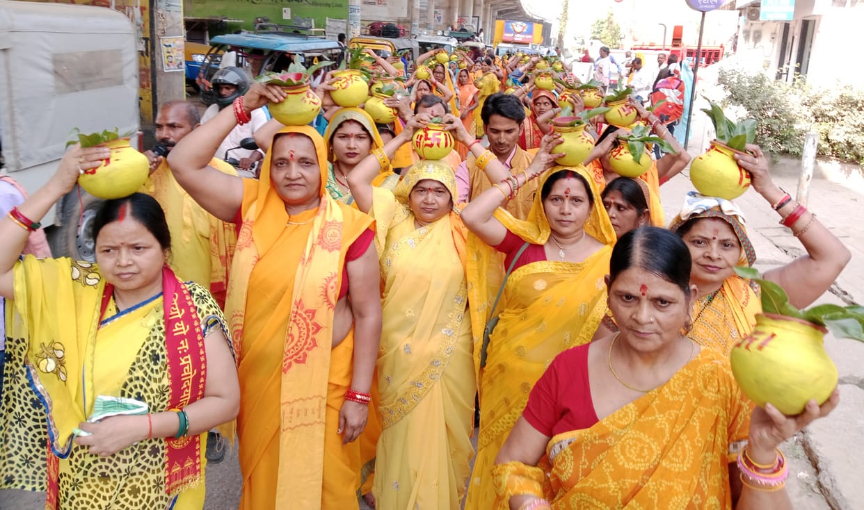 Gayatri Mahayagya started with Kalash Yatra