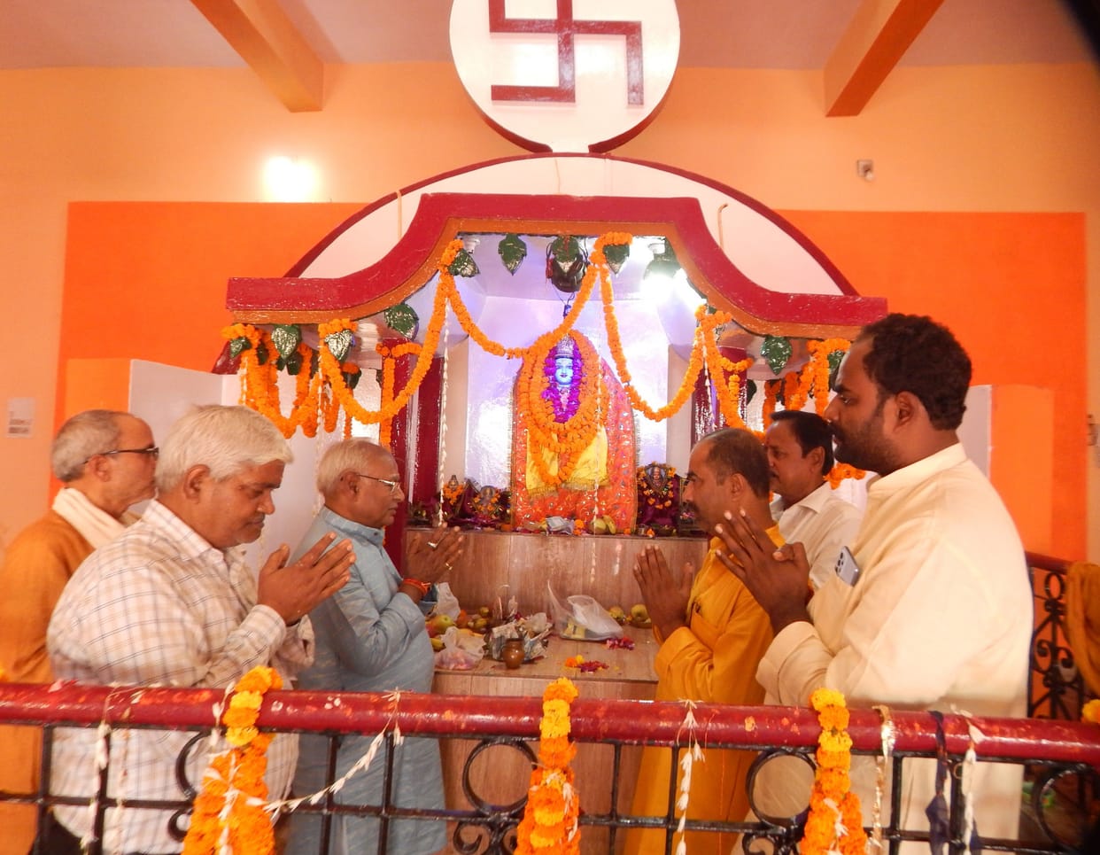 Chitragupta, the Kuldevta of Kayastha society, worshiped with pomp
