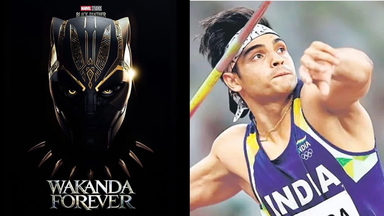 Olympic Gold medalist Neeraj Chopra joins Marvel Studios Super Hero Black Panther wakanda forever