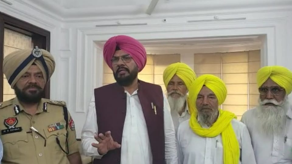Dharna of farmers organizations in front of CM Bhagwant Mann residence in Sangrur will end on October 29