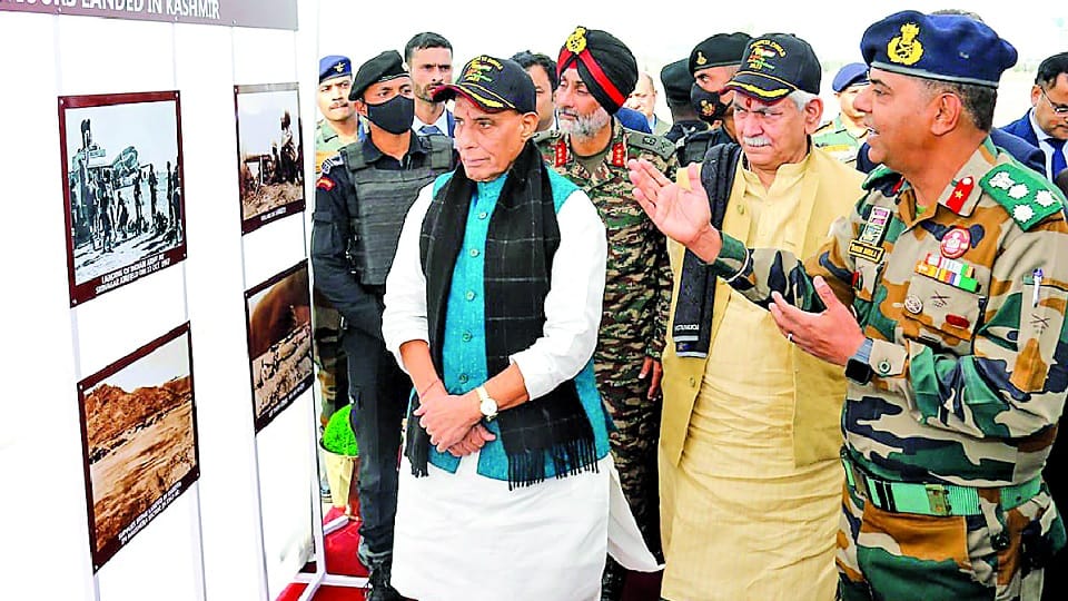 Defense Minister said: Jammu and Kashmir incomplete without Gilgit-Baltistan