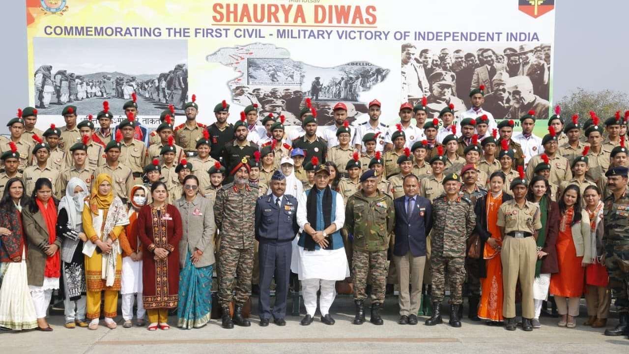 rajnath singh in leh inaugurated 75 BRO infrastructure projects said security needs to fulfilled