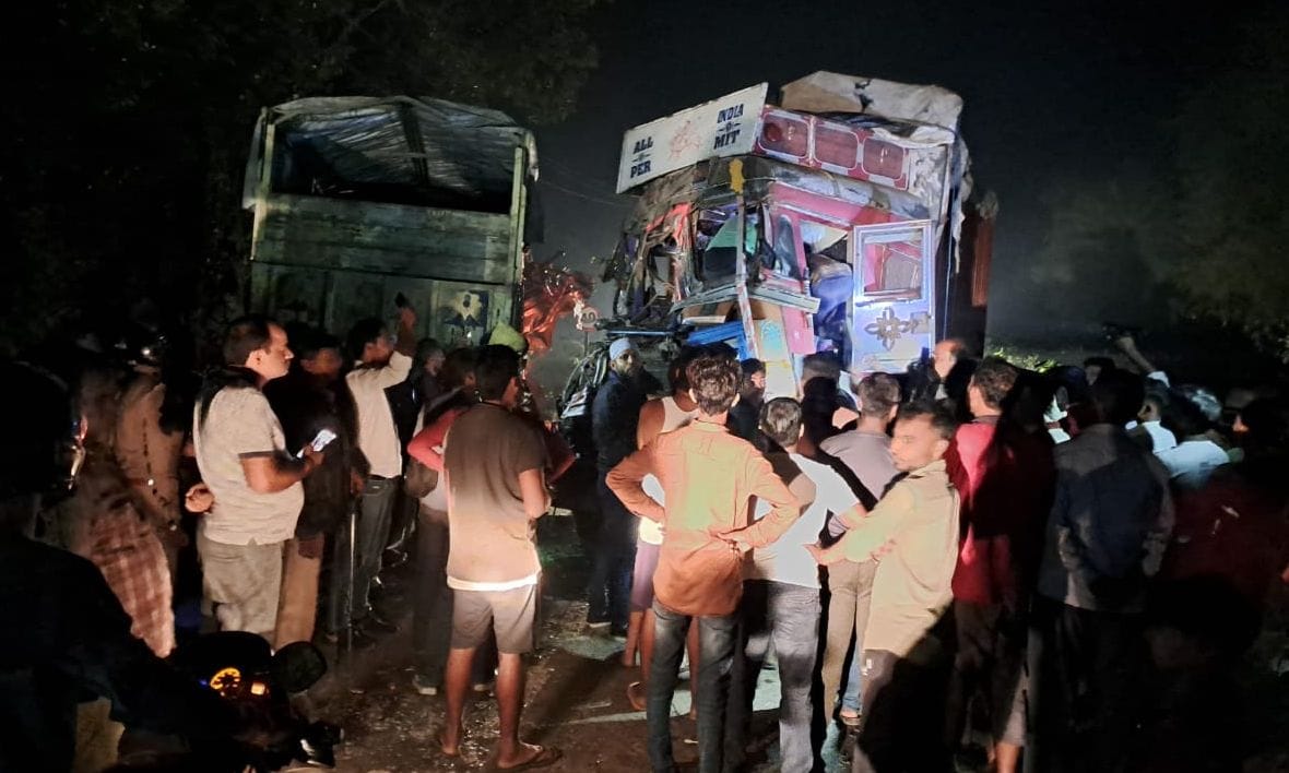 Truck collides, driver and cleaner injured