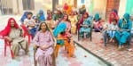 8-कलायत। चौधर के दंगल को लेकर मंथन करती महिलाएं