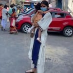 अनुष्का शर्मा बेटी वामिका के साथ