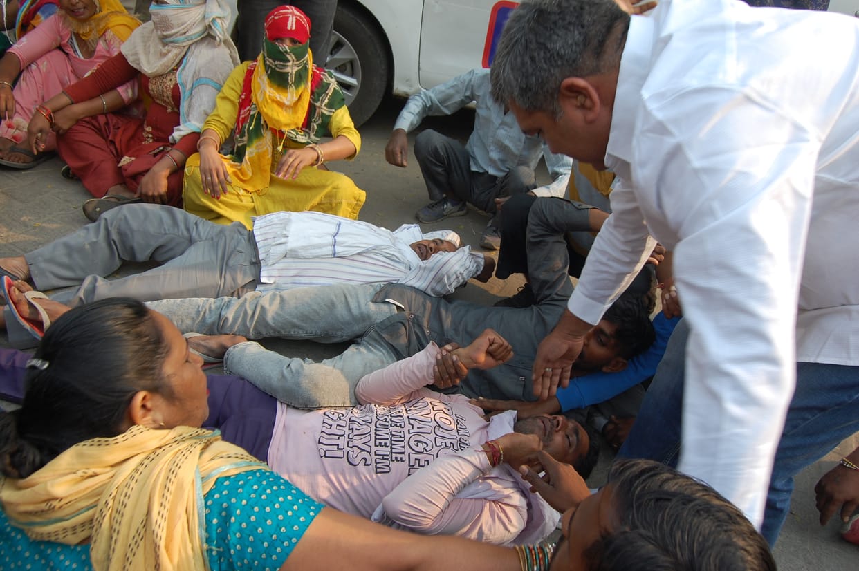 Scuffle with SDM of cleaning workers