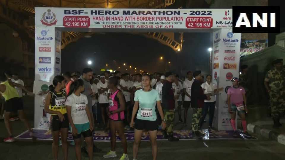 BSF organises BSF-Hero Marathon in Amritsar from Golden Gate to Attari-Wagah border
