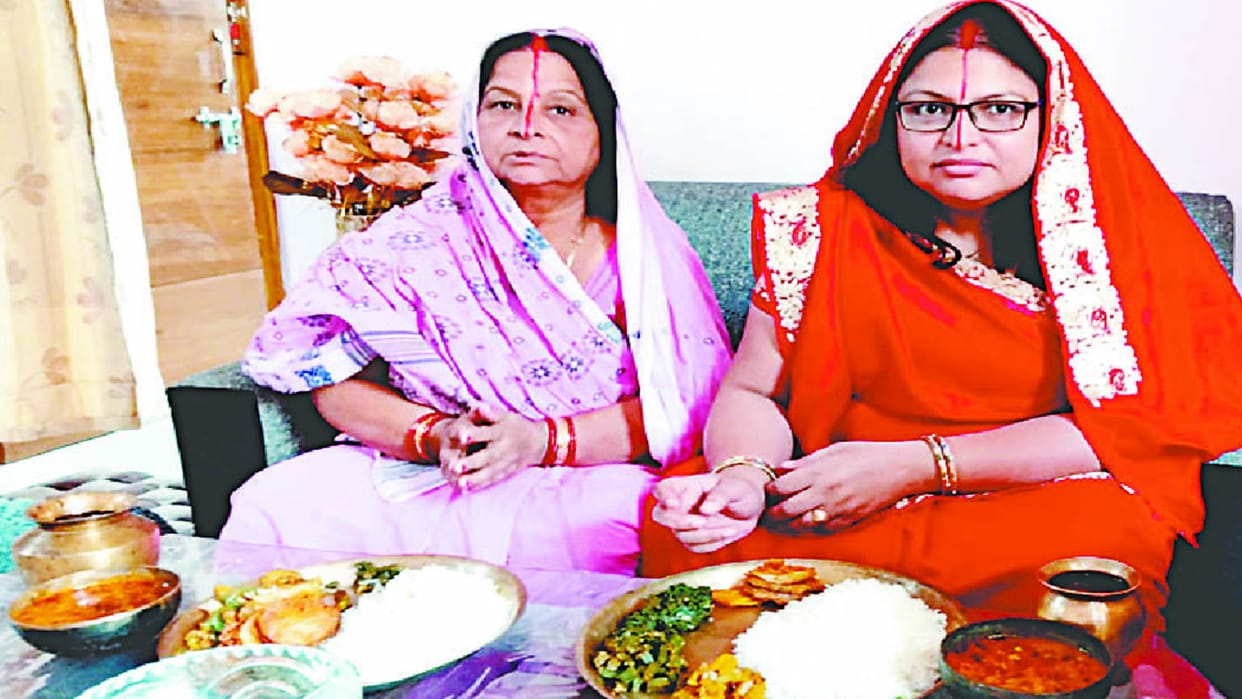 Chhath Puja:bathing and eating has been completed, today is kharna in Meerut