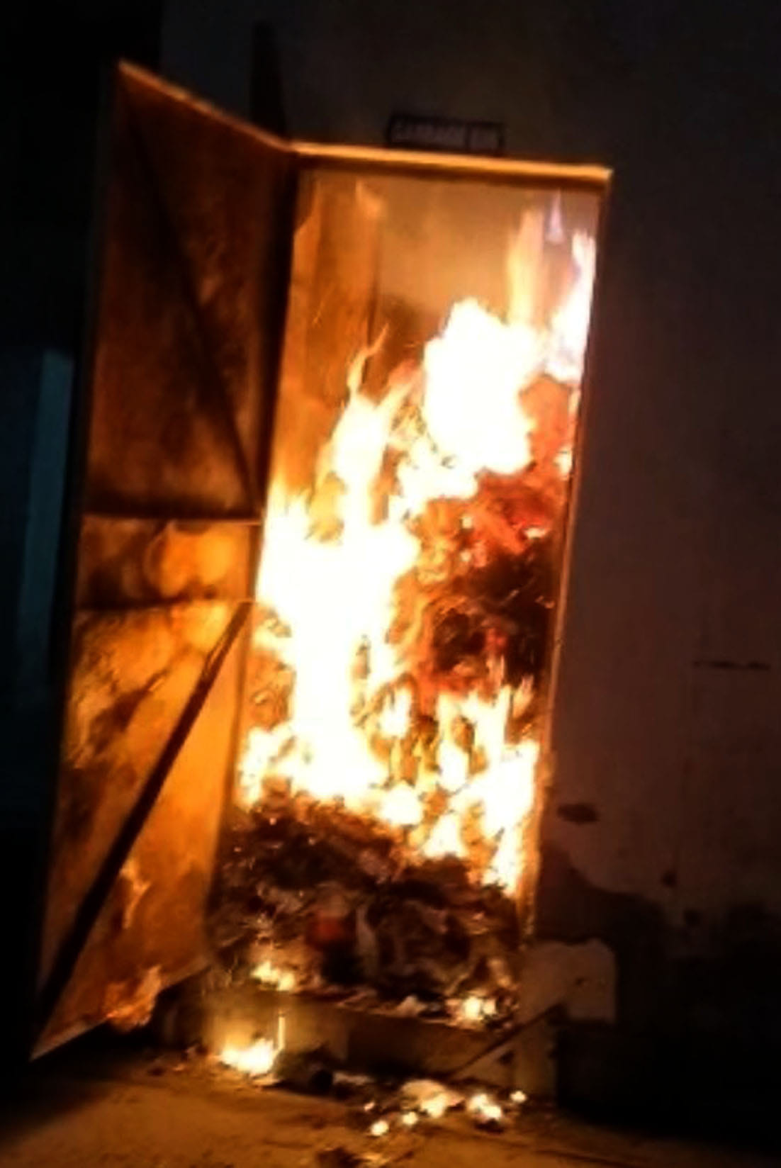 Fire in the garbage house of NBCC Colony