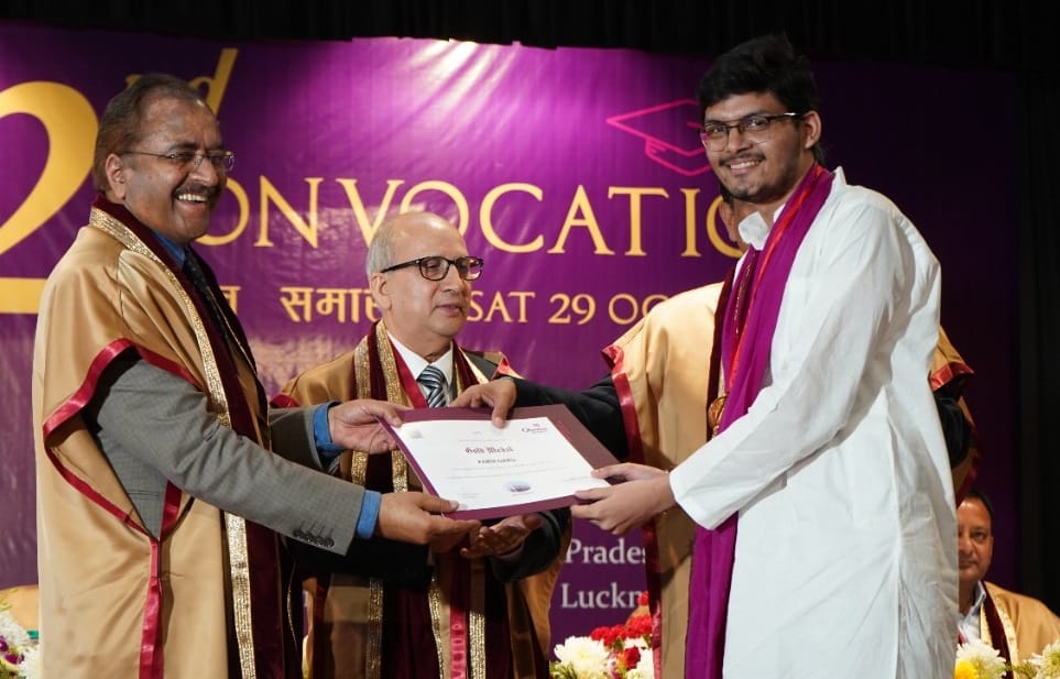 Partha honored with Chancellor's Medal at the convocation of Quantum