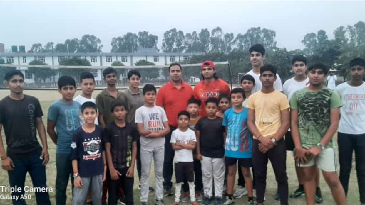 Neeraj Chopra reached his home in village Khandara after a long time