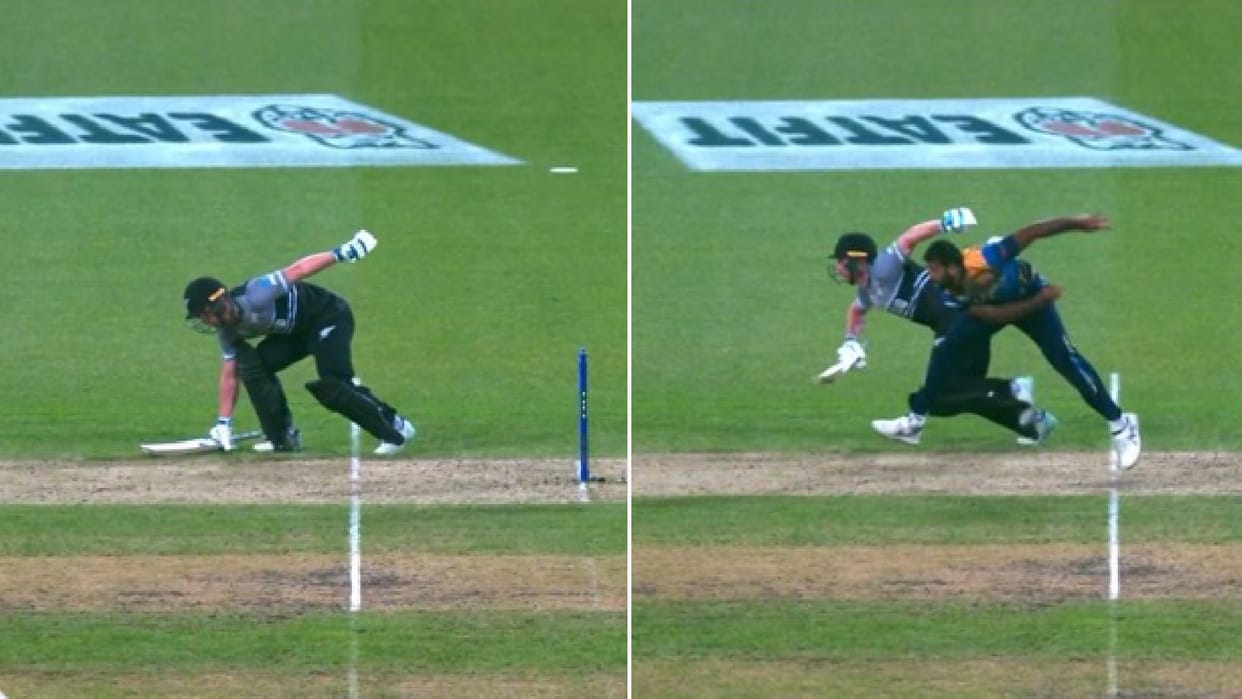 New Zealand Batsman Glenn Phillips gets ready for run in olympic race style sprint video went viral