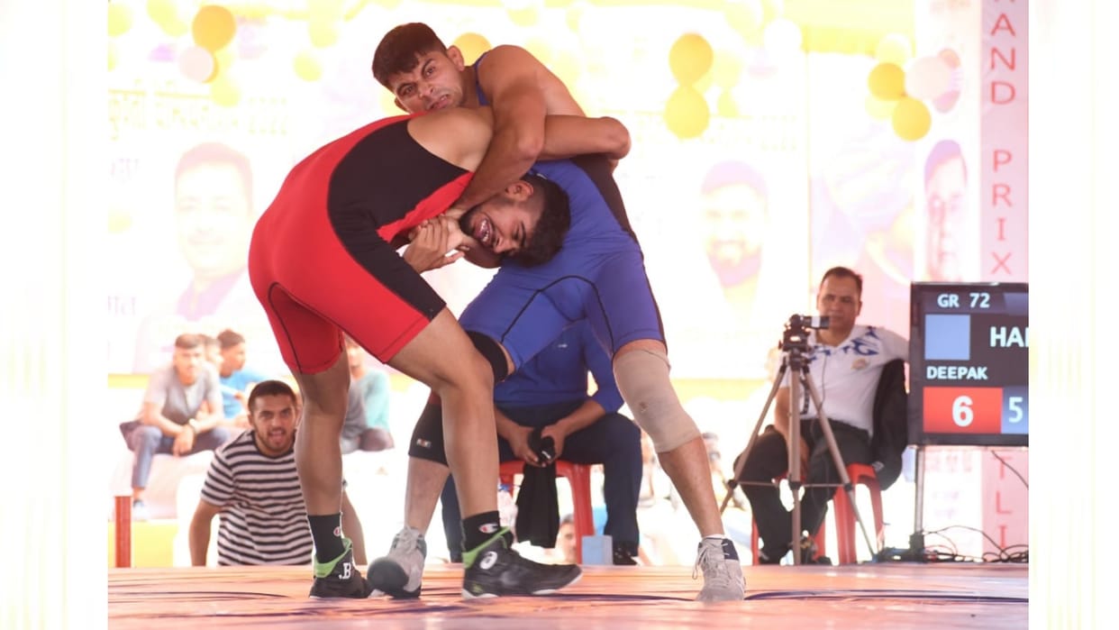 grand prix open wrestling championship in Gonda.