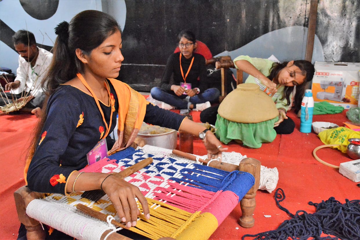 Colors of talent scattered in handicraft art exhibition, Kurukshetra
