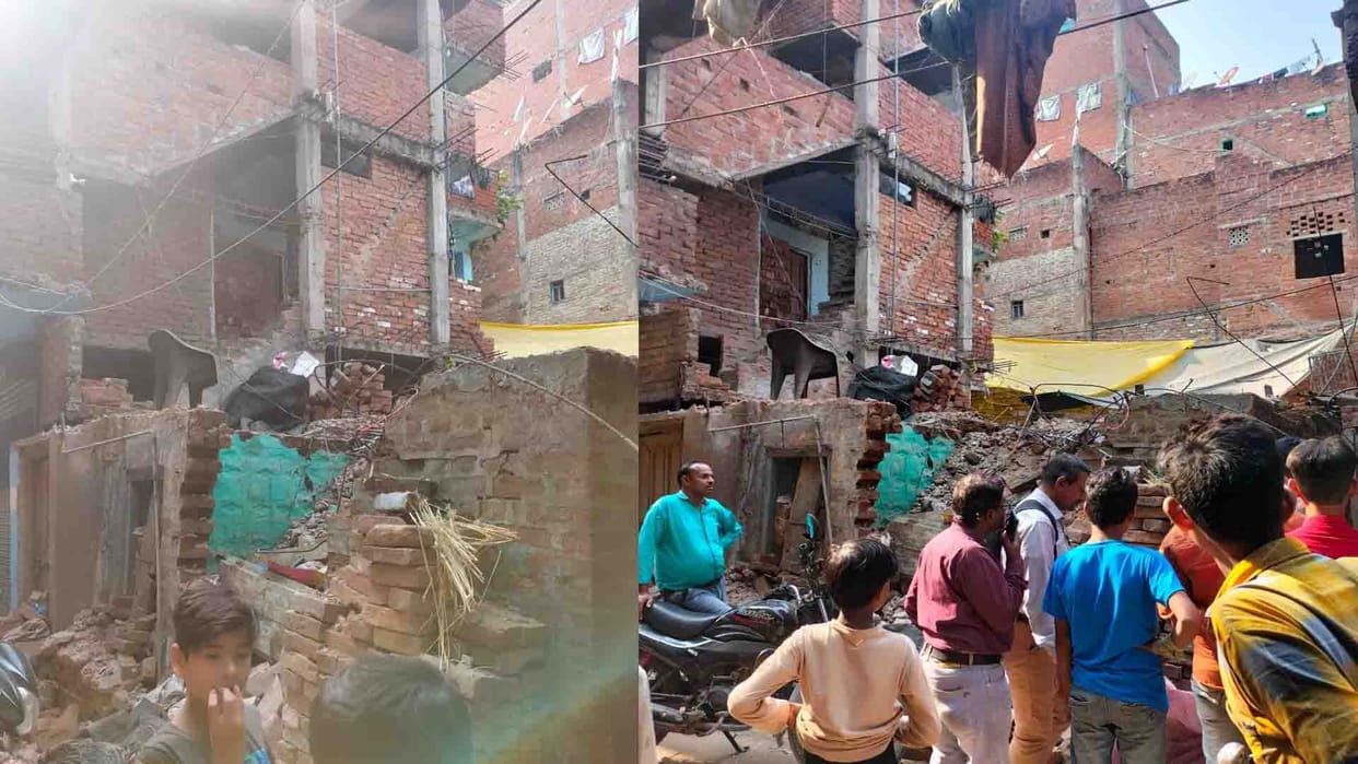 Kanpur: shabby part of the roof collapsed, death of 9-year-old girl, two injured