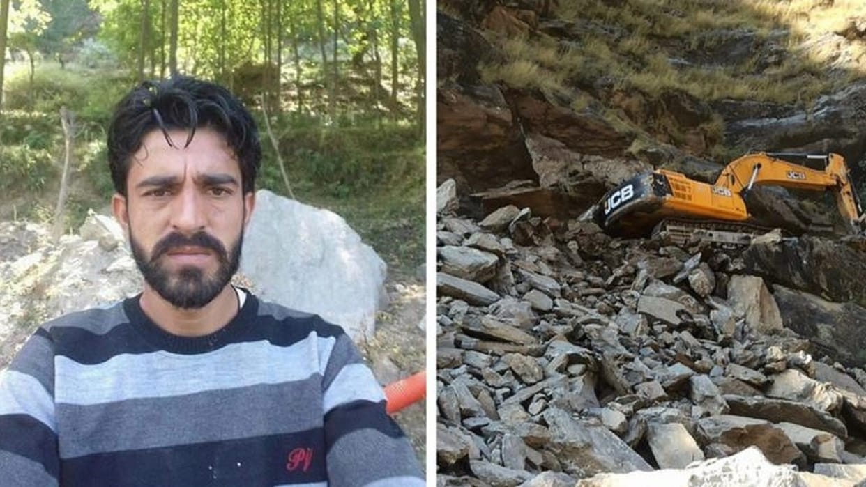 Jammu-Kashmir: JCB driver killed in landslide in Kishtwar, six rescuers trapped