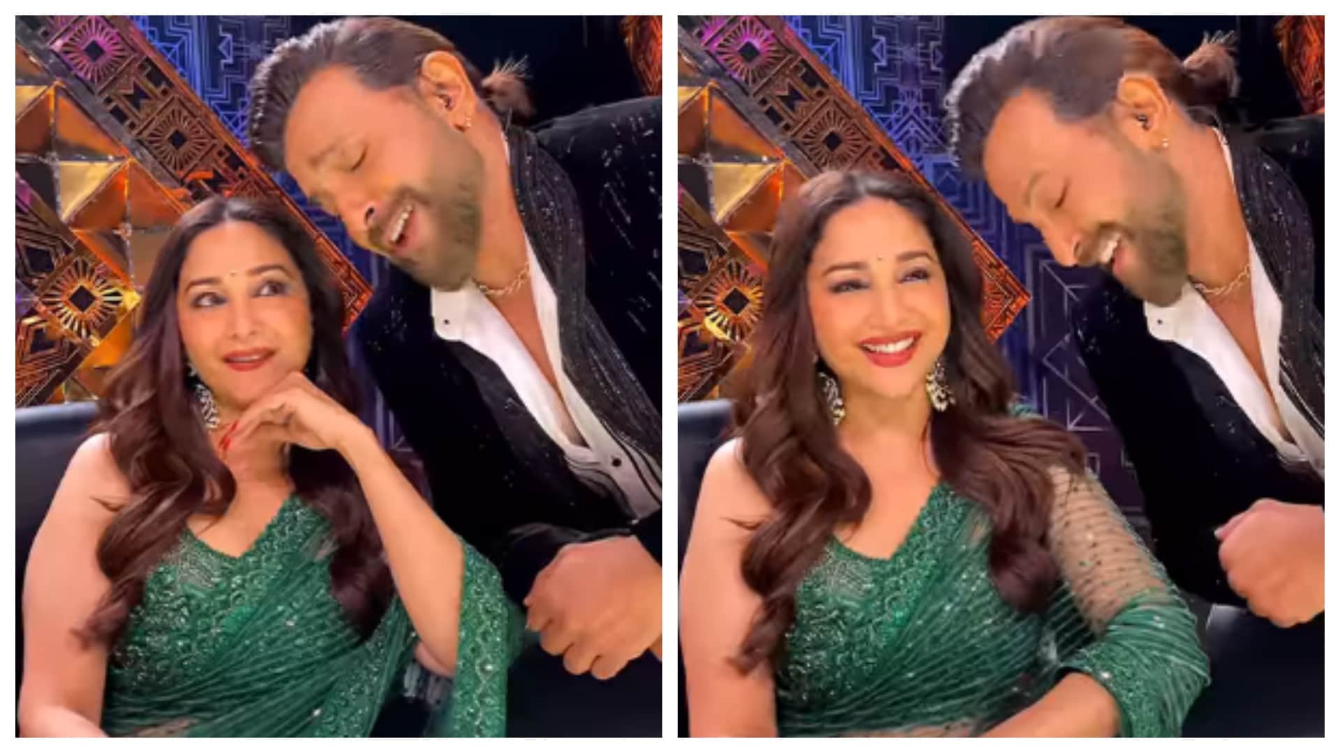 Terence Lewis shares video with Madhuri Dixit from Jhalak Dikhhla Jaa 10 set says Nora Fatehi you were missed