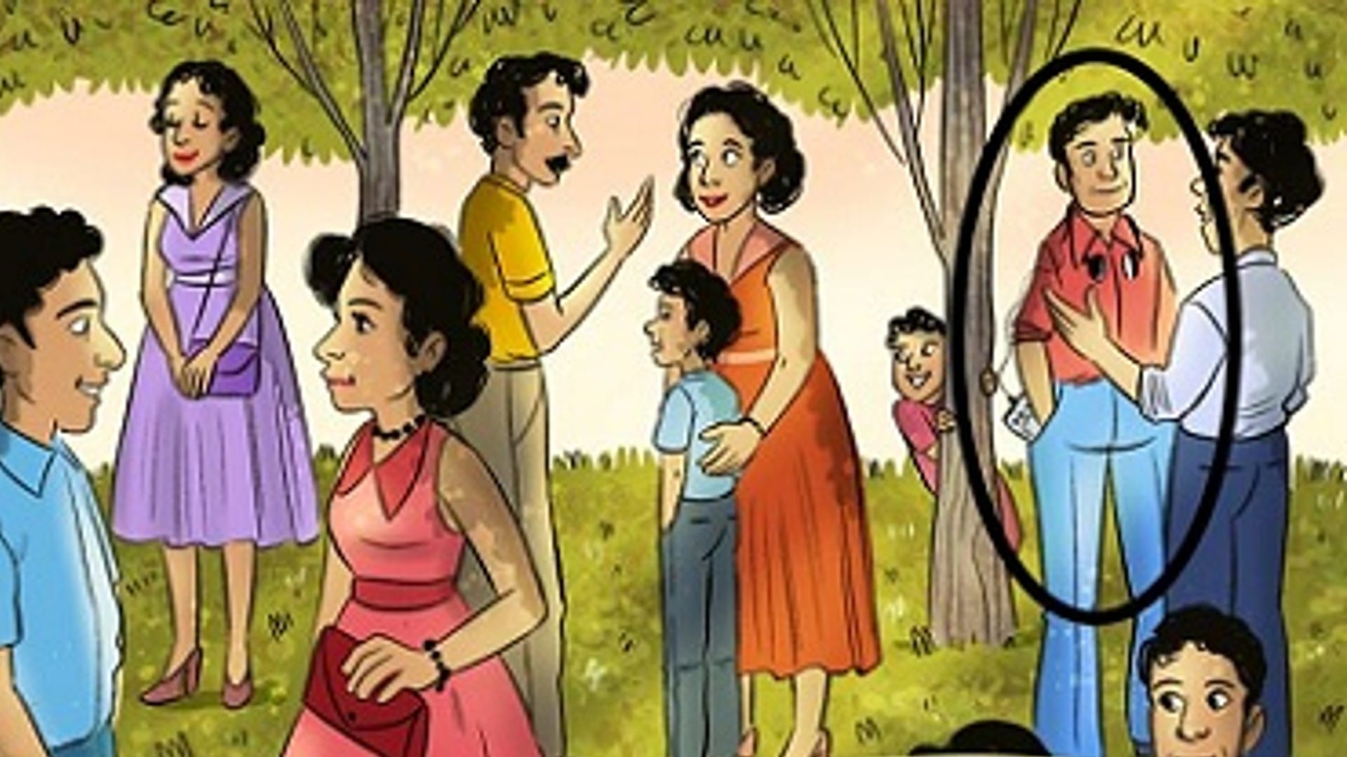 Optical Illusion: Spot who is from future in 1950s picture in 9 seconds