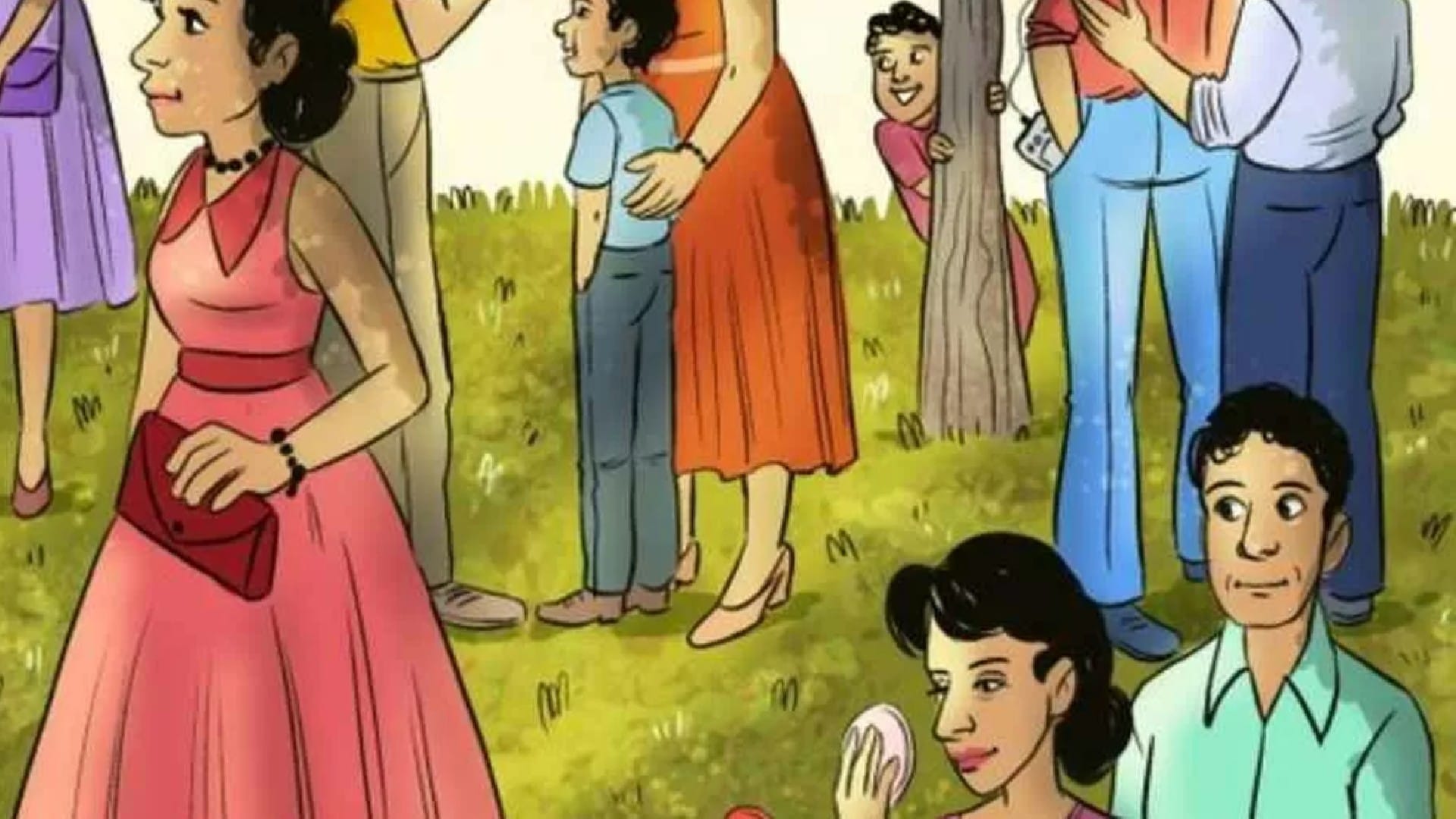 Optical Illusion: Spot who is from future in 1950s picture in 9 seconds