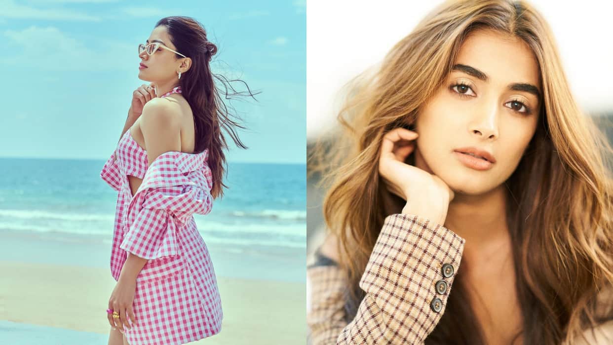 Photos of the Day Rashmika Mandanna Pooja hegde Madhuri Dixit Katrina Kaif Kriti Sanon Kangana Ranaut