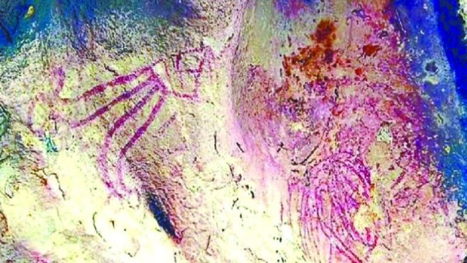 ASI prepares proposal to protected Fatehpur Sikri rock painting in Agra