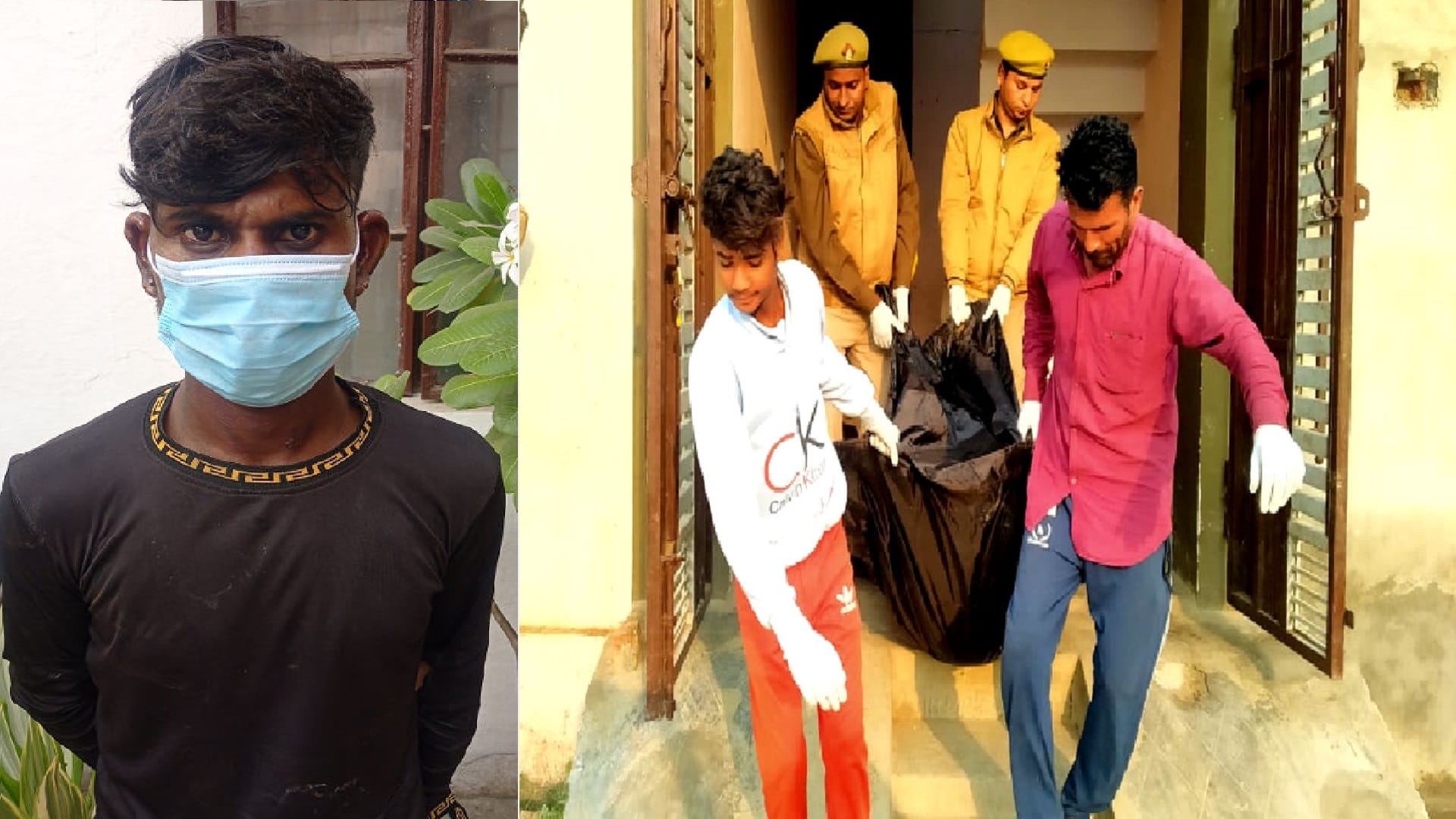 UP News:  a young man had hatched a conspiracy to burn his wife and mother-in-law alive.