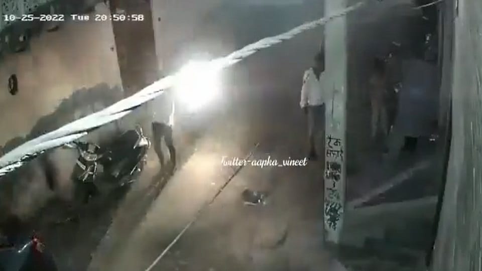 Youth beaten up after hitting him with bike in Ghaziabad s Loni