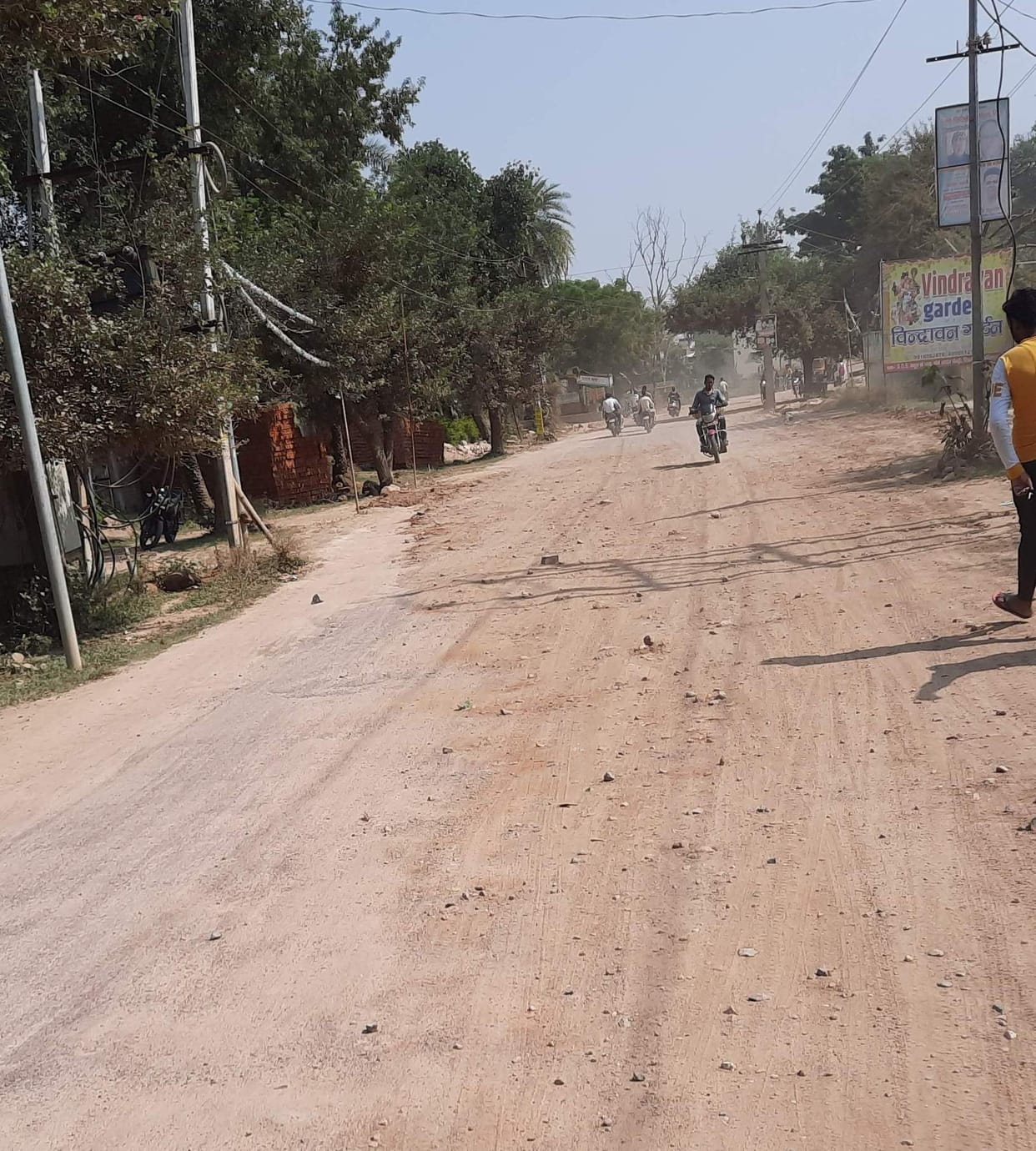 For three years, the dilapidated road shone overnight