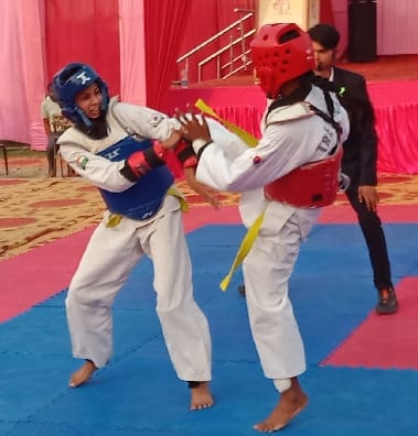 In Taekwondo, Anurag of Assam was defeated by Satendra of Bareilly.
