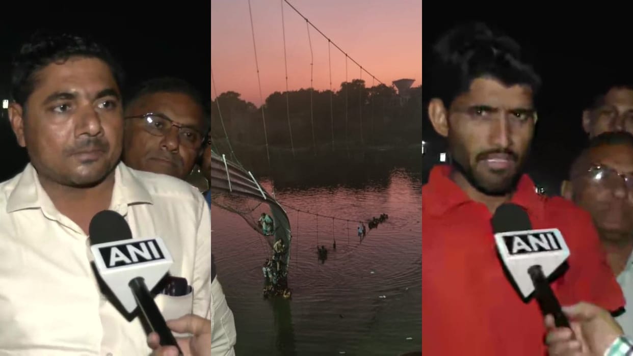 Gujarat Morbi Cable Bridge collapse eyewitness told the full story of the accident