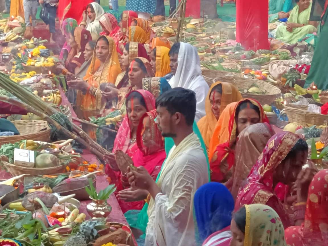MP News: Chhath celebrated in Madhya Pradesh too