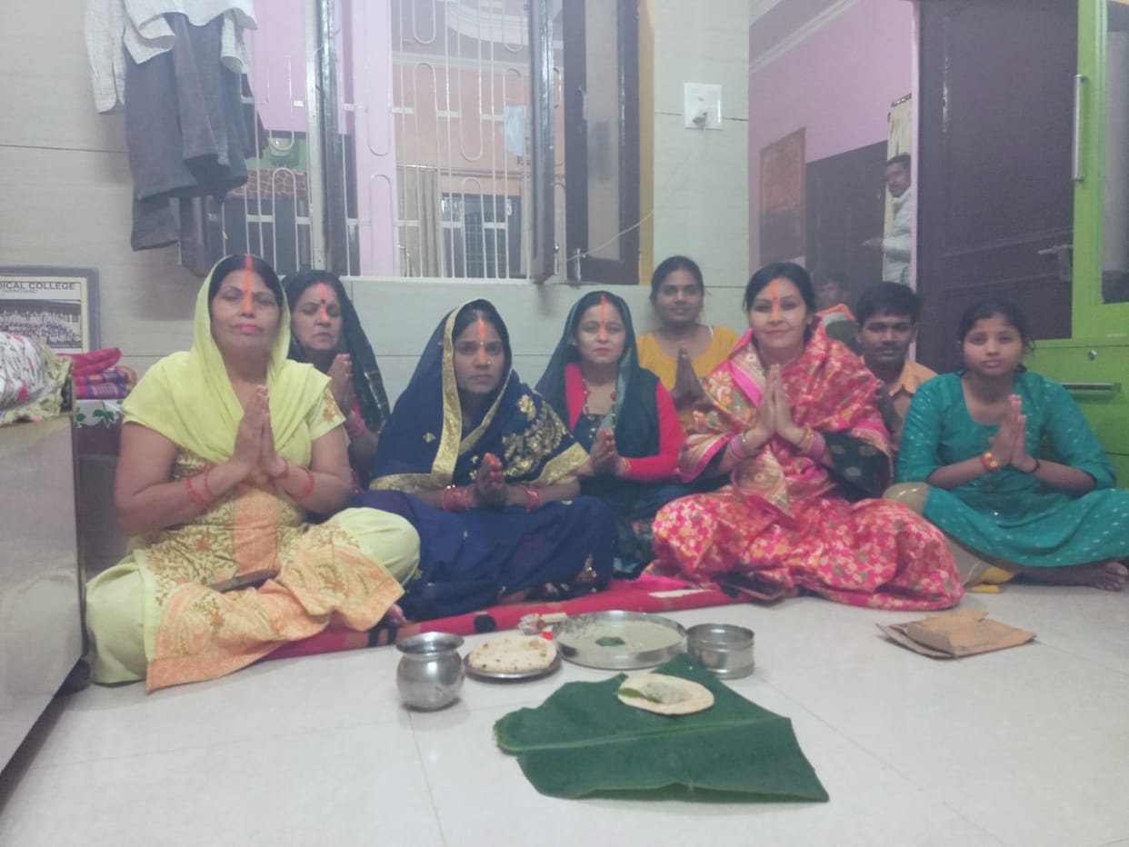 Chhath Mahaparva- Altar worship at Chhath sites