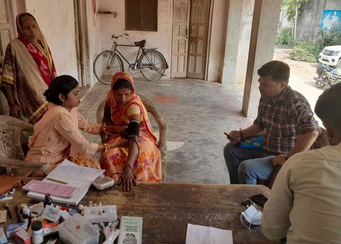 vaccination in health camp