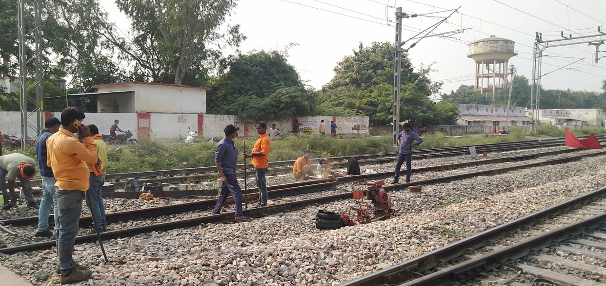 track,station,maintian soil helth,Rail engine factory,coching