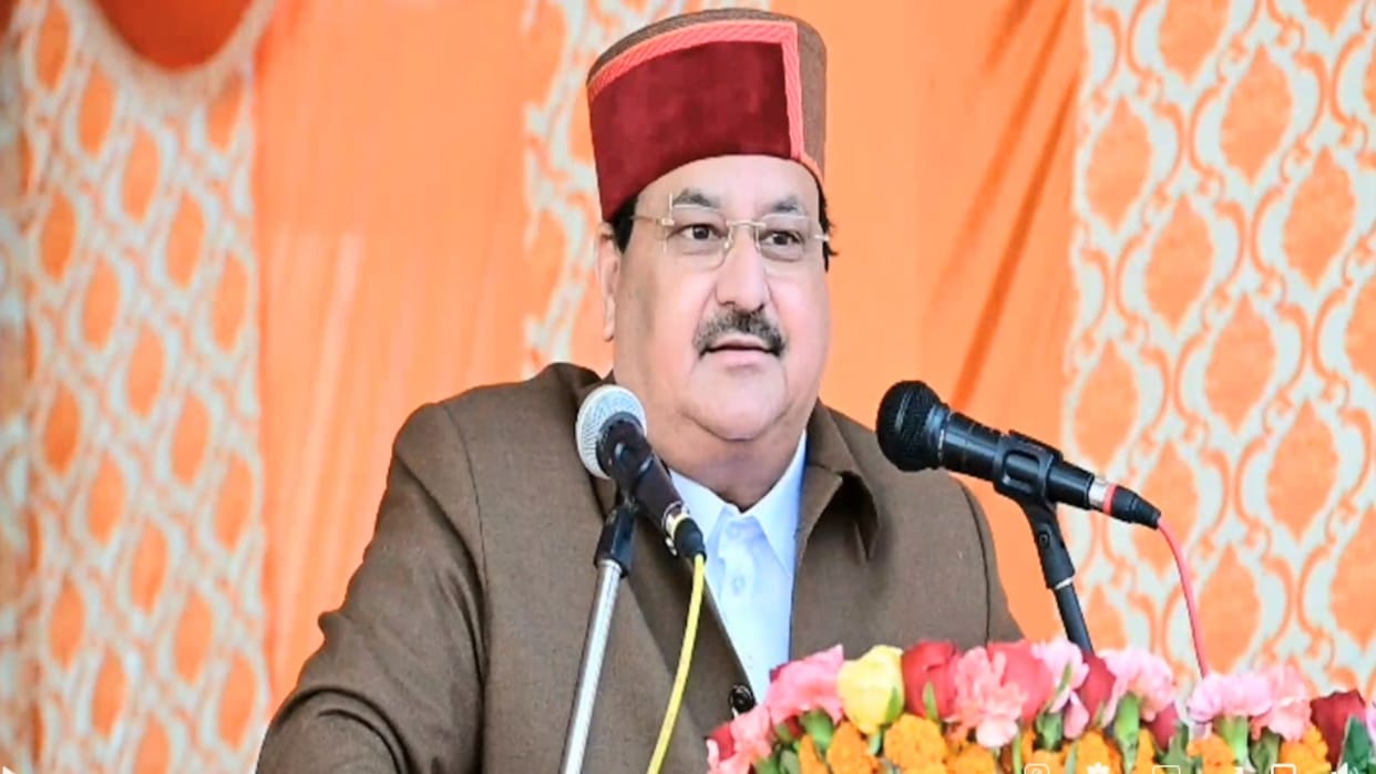 himachal election 2022, BJP President JP Nadda said that Congress is atonement from India Jodo Yatra