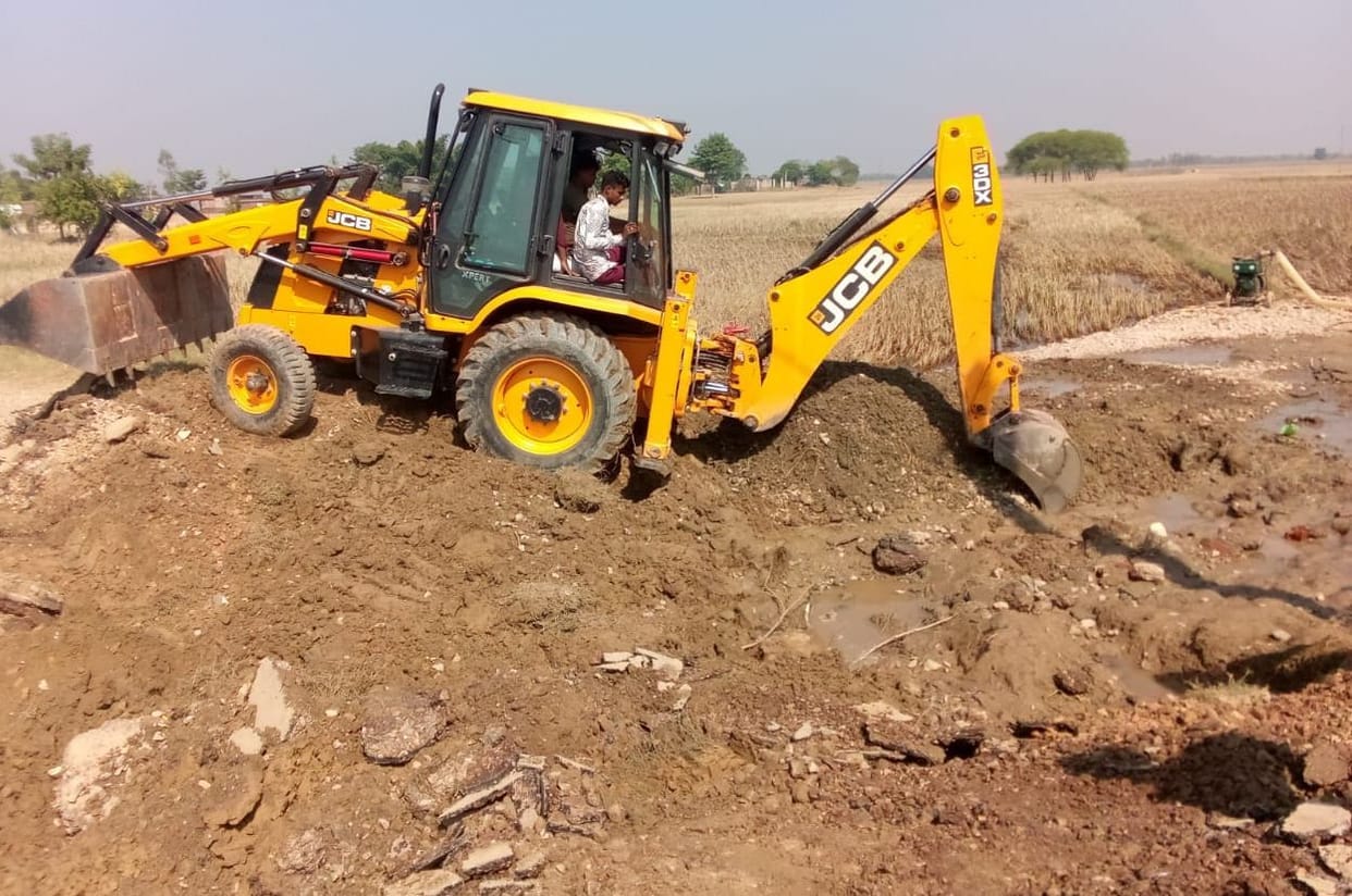 road construction begins