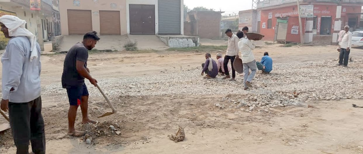 DM's order then the construction of the broken road started