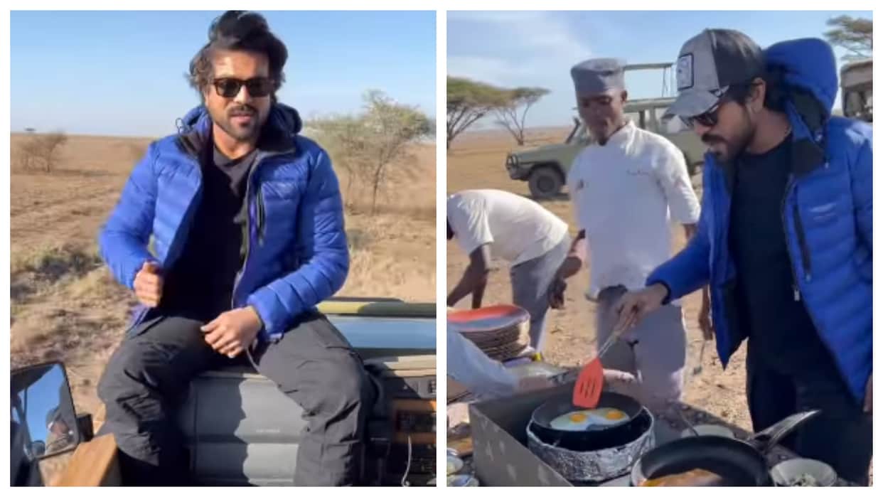 RRR Actor Ram Charan shares a glimpse from his vacation to Tanzania with wife Upasana Konidela