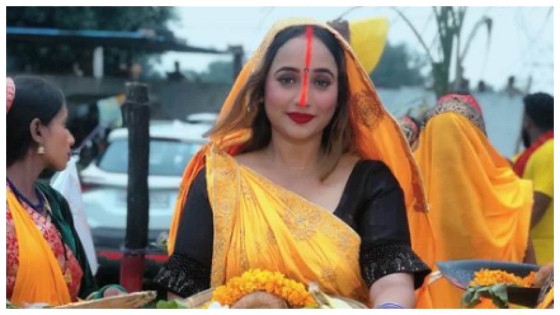 Chhath Puja 2022: Bhojpuri actress Rani Chatterjee shares post in traditional look goes viral on social media