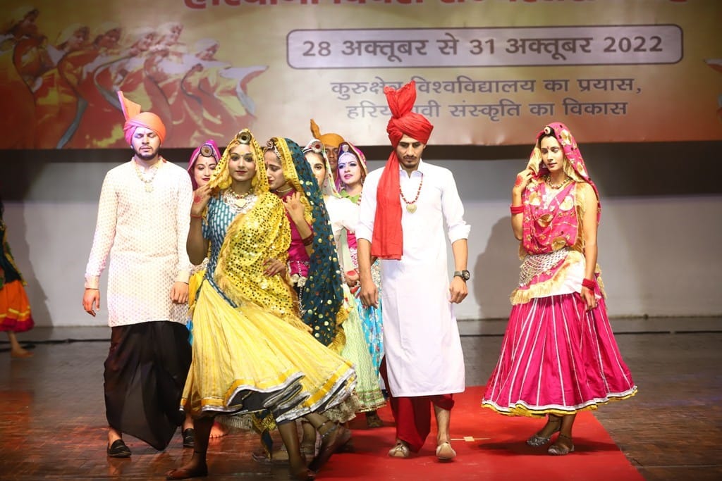 Fashion show showcases modern folk costumes, Kurukshetra