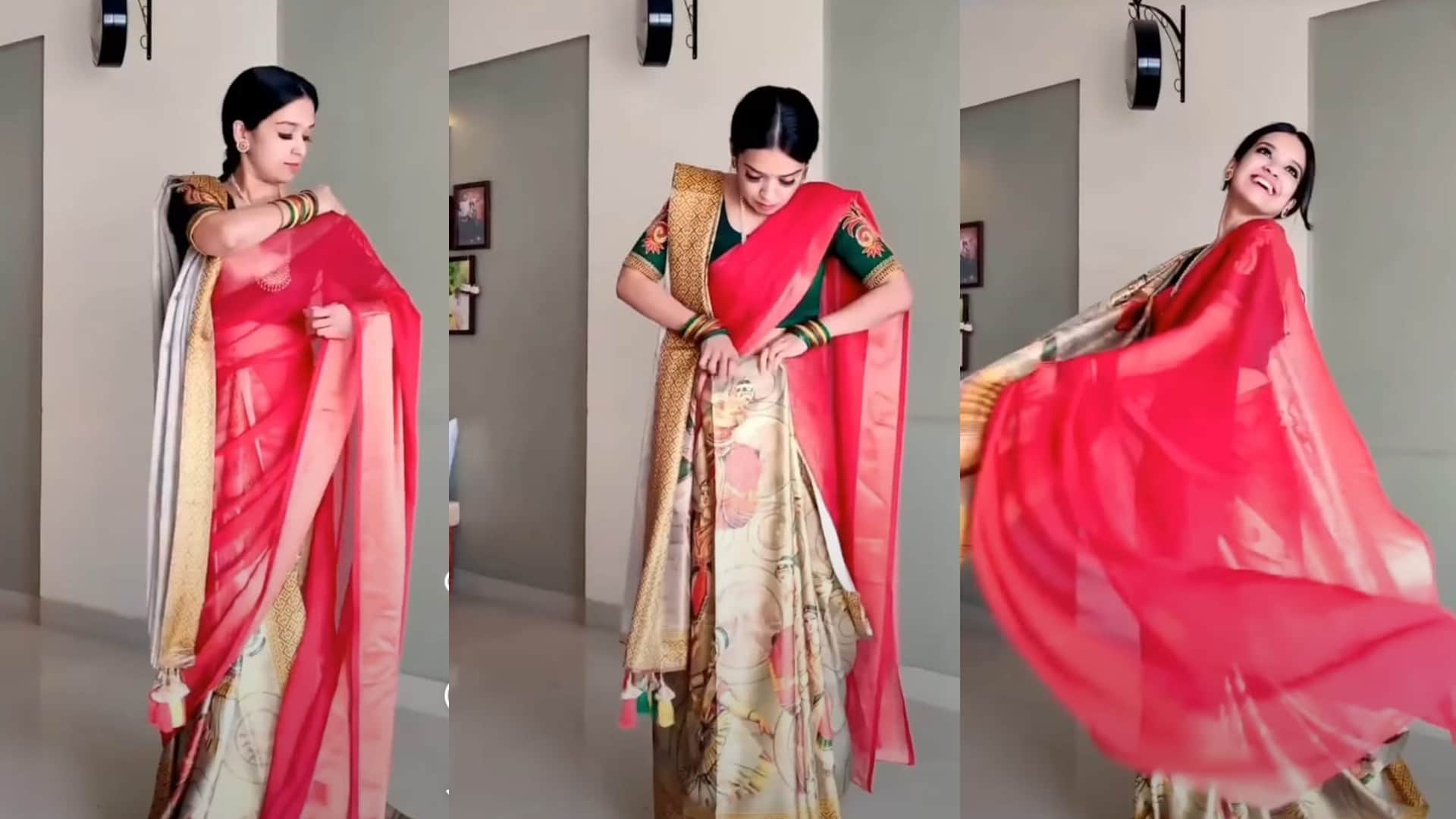 Fashion Tips: How to Wear Saree Like Lehenga for Wedding Season Special