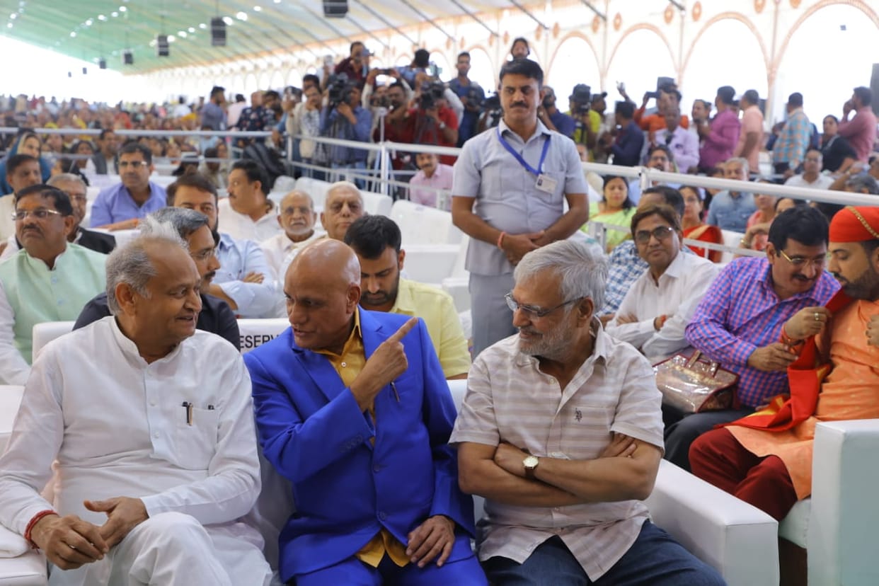 Shiv Statue in Rajasthan CM Gehlot says Ram Katha gives message of goodwill to the society