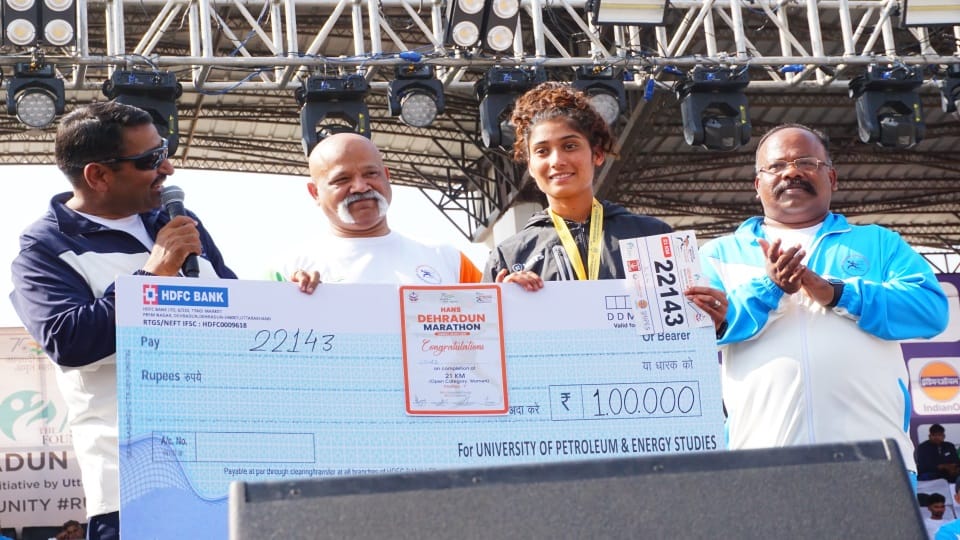 Dehradun Marathon: 15 thousand people run with the message of drug de-addiction know winners name