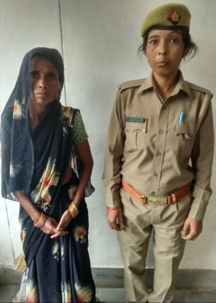 The accused woman used to beg children by kidnapping, police sent them to jail